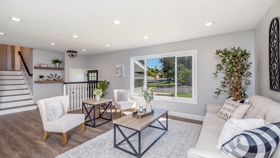 Living space designed by Alpharetta Home Improvement